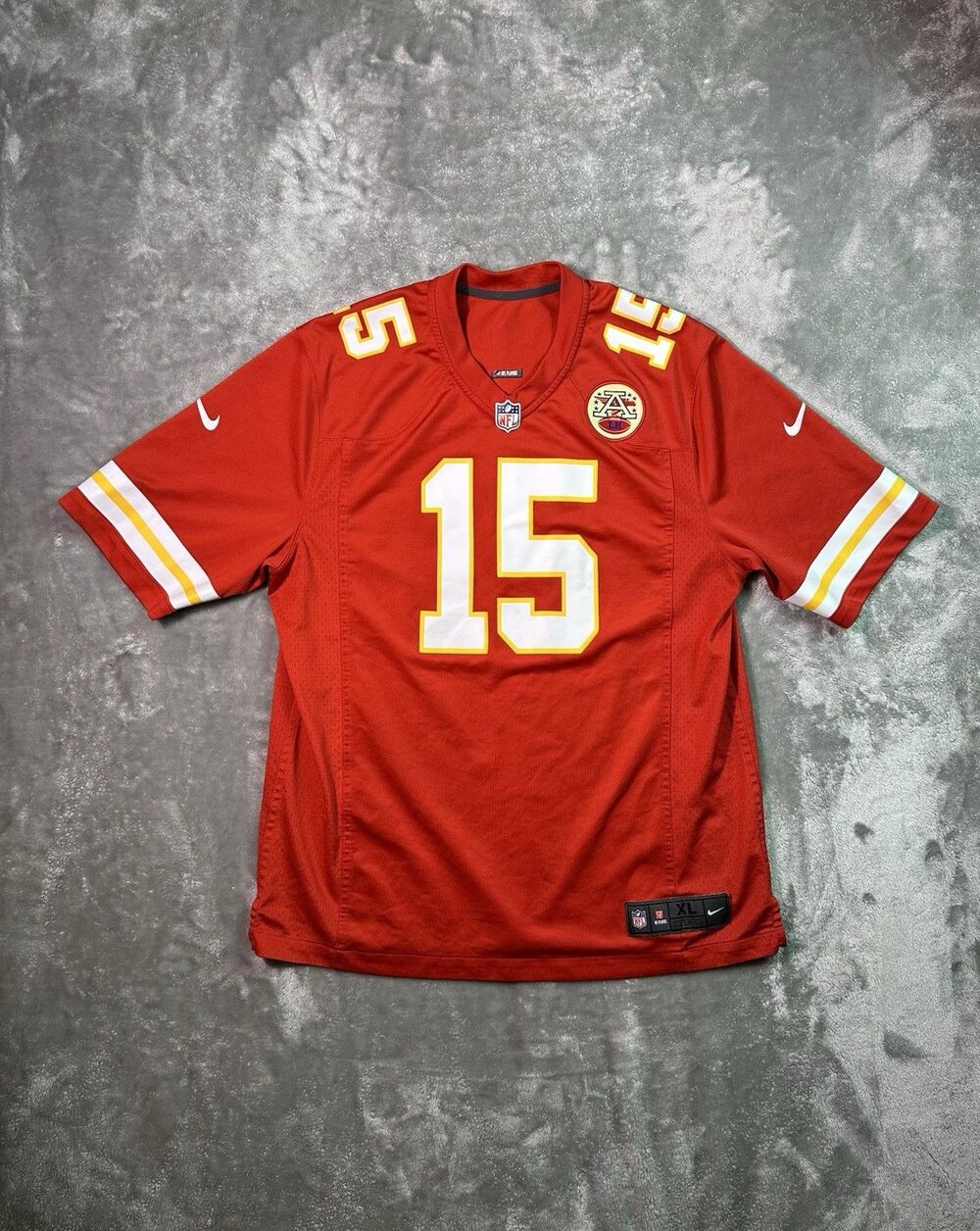 Nike On-field Patrick Mahomes Kansas City Chiefs Jersey Patch NFL Size XL
